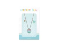 Zabawy w naśladowanie dorosłych - Naszyjnik Carrie - Serce - Kolorowe Baloniki - miniaturka - grafika 1