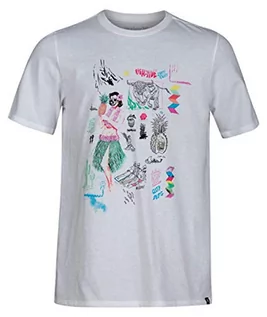 Koszulki dla chłopców - Hurley Hurley T-shirt chłopięcy B Doom Tee biały biały S (Kids) CD0677 - grafika 1