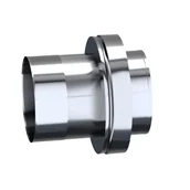 Akcesoria kominkowe - Adam Dw Przejście Rura Stalowa – Komin Fi 150 - miniaturka - grafika 1