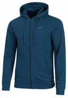 Bluzy męskie - 4F MÄSKA BLUZA Z KAPTUREM BAWEĹNA ROZPINANA / rozm XL - miniaturka - grafika 1