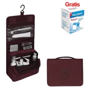 Kosmetyczki, organizery i kuferki - Kosmetyczka Damska Podróżna Z Haczykiem Kuferek - miniaturka - grafika 1