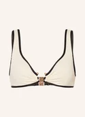 Stroje kąpielowe - Seafolly Góra Od Bikini Bralette Beach Bound weiss - miniaturka - grafika 1