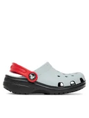 Buty dla chłopców - Crocs Klapki Retro Sport Classics Clog 211258 Szary - miniaturka - grafika 1