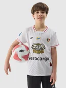 Koszulki dla chłopców - 4F Koszulka klubowa wyjazdowa z sezonu 2023/24 dziecięca 4F x Piast Gliwice - biała 158/164 (12-14 lat) - miniaturka - grafika 1