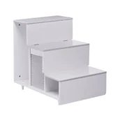 Pozostałe akcesoria dla kotów - Staart Esker Drewniane schody dla zwierząt domowych Drabina dla kota psa Alpejska biel duża ST-H400024 - miniaturka - grafika 1