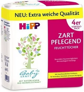 Hipp, Delikatne, nawilżane chusteczki do ciała - Chusteczki nawilżane - miniaturka - grafika 1