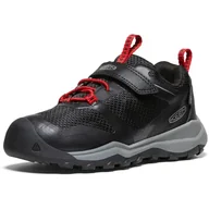 Buty dla chłopców - KEEN Wanduro Low Waterproof, Trampki dziecięce, Czarna wstążka czerwona, 31 EU - miniaturka - grafika 1