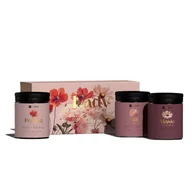 Balsamy i kremy do ciała - HISKIN SET Lady Flowers Sól Do Kąpieli 200ml + Peeling Do Ciała 200ml + Masło Do Ciała 200ml - miniaturka - grafika 1