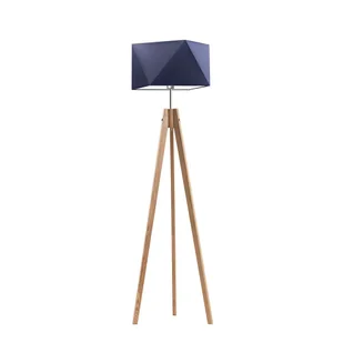 Lampa stojąca z drewna LAGOS w stylu skandynawskim - Lampy stojące - miniaturka - grafika 1