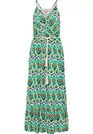 Sukienki - IZIA Damska sukienka maxi z nadrukiem na całej powierzchni 19326434, zielona, wielokolorowa, M, Zielony, wielokolorowy., M - miniaturka - grafika 1