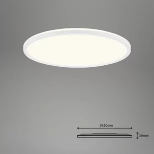 Briloner Lampa sufitowa LED Slim S CCT biała Ø 45 cm - Lampy sufitowe - miniaturka - grafika 1