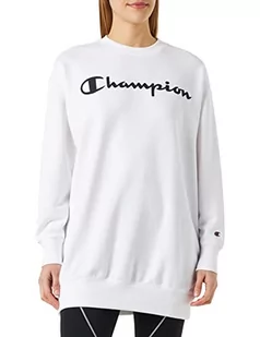 Champion Damska bluza z kapturem Legacy American Classics Powerblend Terry Maxi, biała, M - Bluzy damskie - miniaturka - grafika 1