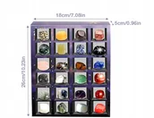 Ozdoby bożonarodzeniowe - KALENDARZ ADWENTOWY DLA DZIECI KRYSZTAŁKI MINERAŁY KAMIENIE ŚWIĘTA PREZENT - miniaturka - grafika 1