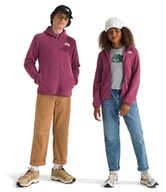 Kurtki i płaszcze dla chłopców - THE NORTH FACE NF0A8AZK6EO TEEN GLACIER F/Z KAPTUREM Kurtka Unisex Cyber Berry Rozmiar XS - miniaturka - grafika 1