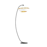 Lampy stojące - Lampa podłogowa PIANO LP E27 - biały/złoty - miniaturka - grafika 1