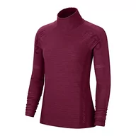 Koszulki i topy damskie - Nike Damski W Np Cln Hpwm Nvl Top, ciemna bursztyna/metaliczna srebrna, M CU7004 - miniaturka - grafika 1