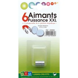 Magnes Ø 10 mm XXL power - 6 sztuk - DTM - Magnesy - miniaturka - grafika 1