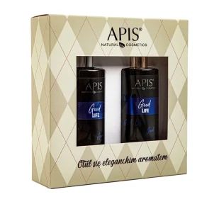 Apis Good Life zestaw prezentowy kosmetyków do pielęgnacji ciała balsam 300 ml + żel do mycia ciała 300 ml - Zestawy kosmetyków damskich Apis Good Life zestaw prezentowy kosmetyków do pielęgnacji ciała balsam 300 ml + żel do mycia ciała 300 ml - Zestawy kosmetyków damskich - miniaturka - grafika 1