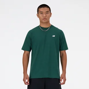 Koszulka męska New Balance MT41509NWG  zielona - Koszulki męskie - miniaturka - grafika 1