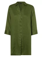 Koszule damskie - Franco Callegari - Damska bluzka lniana, zielony - miniaturka - grafika 1