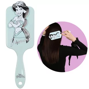 Jasmina Disney Miętowa Szczotka Do Włosów, Płaska, Duża, Plastikowa - Szczotki do włosów dla dzieci - miniaturka - grafika 1