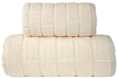 Ręczniki - Greno RĘCZNIK BRICK 70X140 KREMOWY RE-BRI-070-KREM - miniaturka - grafika 1
