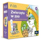 Książki edukacyjne - Czytaj z Albikiem. Zwierzęta w Zoo. Mówiące pióro z książką - miniaturka - grafika 1