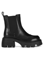Botki damskie - Badura Sztyblety WFA3150-2Z Czarny - miniaturka - grafika 1