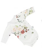 Body dla niemowląt - Yosoy Body niemowlęce z długim rękawem bawełna organiczna Vintage roses, Rozmiar: 50/56 - miniaturka - grafika 1