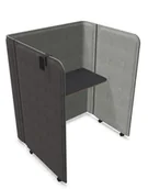 Inne meble biurowe - Ścianka Wyciszająca Boks Brainy MINI Felt Grey, składana, open space, mobilna, na kółkach - miniaturka - grafika 1