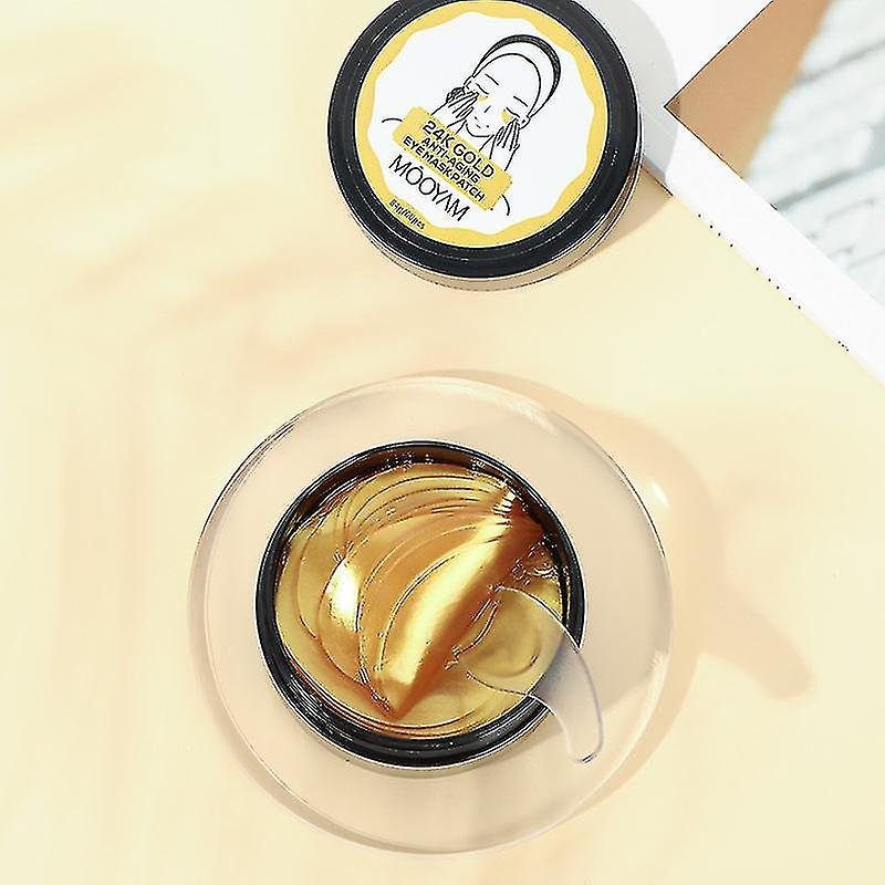 Maska na oczy 24k Opaska na oczy Okrągła opaska na oczy Opaska na oko Maska na oczy 24K Gold
