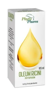 PhytoPharm Oleum ricini olej rycynowy 105 ml  OD 199 PLN! - Układ pokarmowy - miniaturka - grafika 1