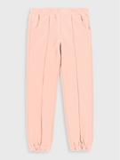 Spodnie i spodenki dla dziewczynek - Coccodrillo Spodnie dresowe ZC2120101ROJ Różowy Regular Fit - miniaturka - grafika 1