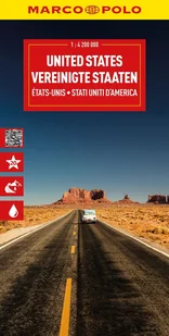 Mapa drogowa USA 1:4,2 - praca zbiorowa - Atlasy i mapy - miniaturka - grafika 1