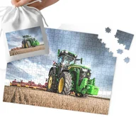 Puzzle - PUZZLE - TRAKTOR CIĄGNIK WZORY DLA MAŁYCH ROLNIKÓW 120el + WORECZEK - miniaturka - grafika 1