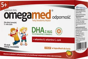 Sequoia Omegamed odporność 5+ syr.w kaps.x 30 szt - Przeziębienie i grypa - miniaturka - grafika 1