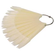 Akcesoria do paznokci - Wzornik Wachlarz Szpic Mleczny 40 Tipsów - miniaturka - grafika 1