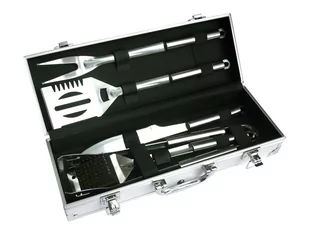Landmann INOX Sztućce 5 częściowe w walizce 12099 - Akcesoria do grilla - miniaturka - grafika 1
