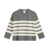 Dresy damskie - maglie donna semicouture - cassandra - grigio - miniaturka - grafika 1