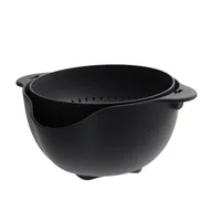 Pozostałe akcesoria kuchenne - Cedzak obrotowy 2,8 l VEGE szary - miniaturka - grafika 1