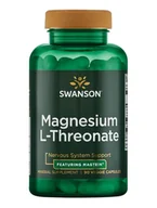 Witaminy i minerały - Swanson Ultra Magnez L-treonian (L-treonian magnezu), Magtein 90 kapsułek ziołowych - miniaturka - grafika 1