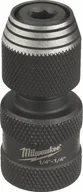 Klucze i nasadki - Milwaukee MILWAUKEE ADAPTER UDAROWY KWADRAT 1/4" x HEX 1/4" - miniaturka - grafika 1