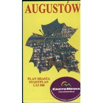 CartoMedia Augustów plan miasta mapa 1:13 000 CartoMedia