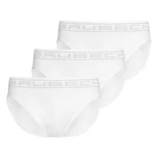 Zestaw slipów męskich bawełnianych Brubeck Comfort Cotton BE00290A biały 3 pary - Bielizna sportowa męska - miniaturka - grafika 1