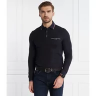 Koszule męskie - Tommy Hilfiger Polo TIPPED PLACE L/S | Slim Fit - miniaturka - grafika 1