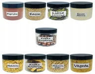 Pojemniki kuchenne - Pojemniki na żywność, słoik plastikowy na przyprawy 0,5l, 9 szt. - miniaturka - grafika 1