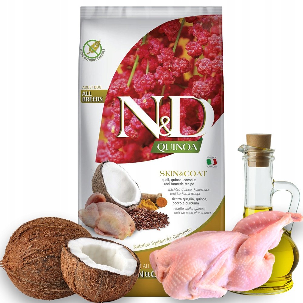 Farmina N&D Dog Quinoa Skin&Coat Quail 7 kg