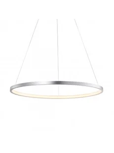 Leuchten Direct Nowoczesna lampa wisząca srebrna LED 60cm - Anella - Lampy sufitowe - miniaturka - grafika 1