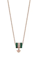 Naszyjniki - Emporio Armani naszyjnik ze srebra pokrytego złotem EG3569221 - miniaturka - grafika 1