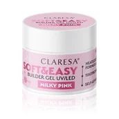Żele do paznokci - Claresa, Żel budujący, SOFT&EASY BUILDER GEL MILKY PINK, 90g - miniaturka - grafika 1